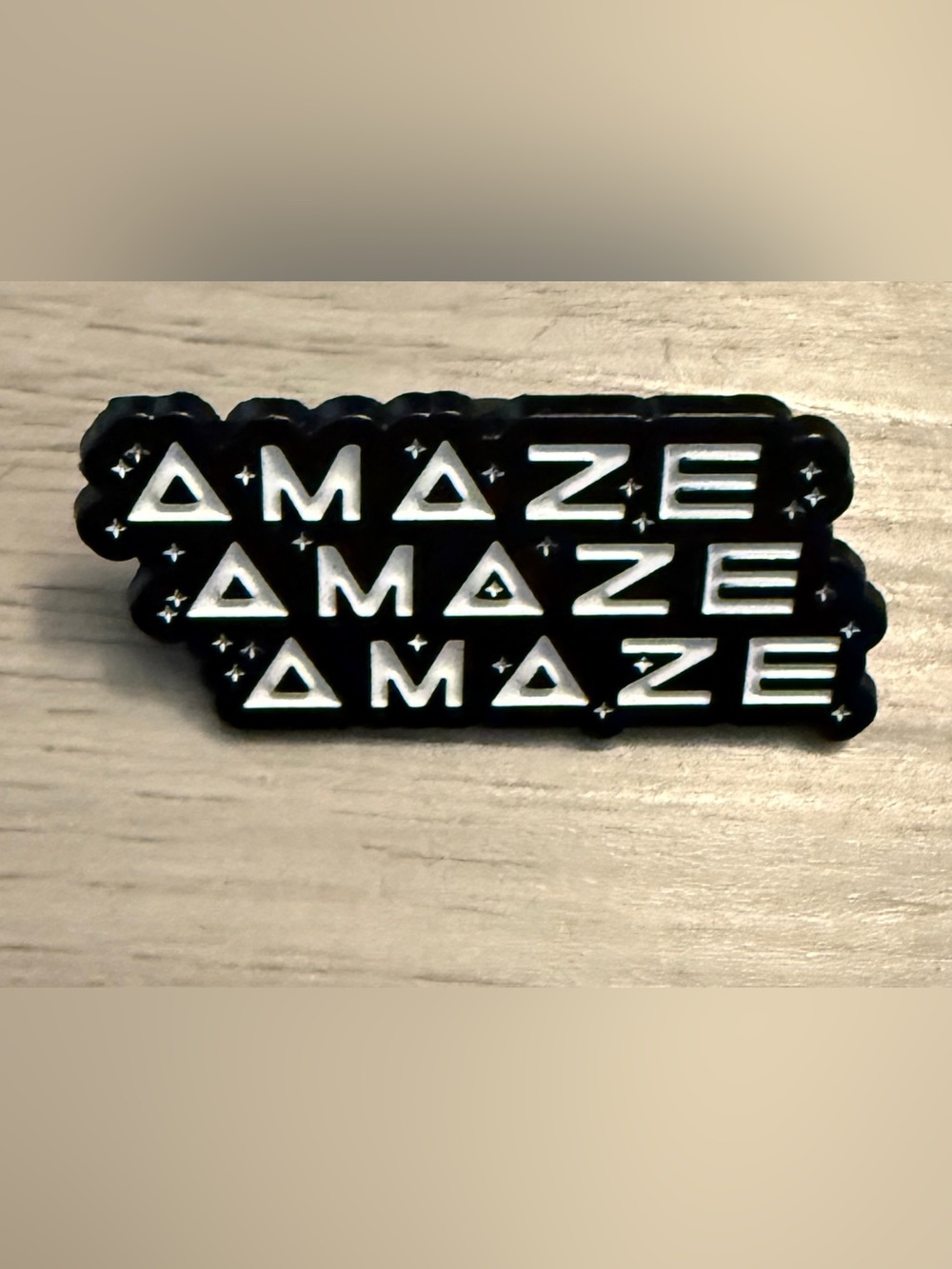New Enamel Pin Project Hail Mary Amaze Amaze Amaze Rocky Quote Movie Promo Funny